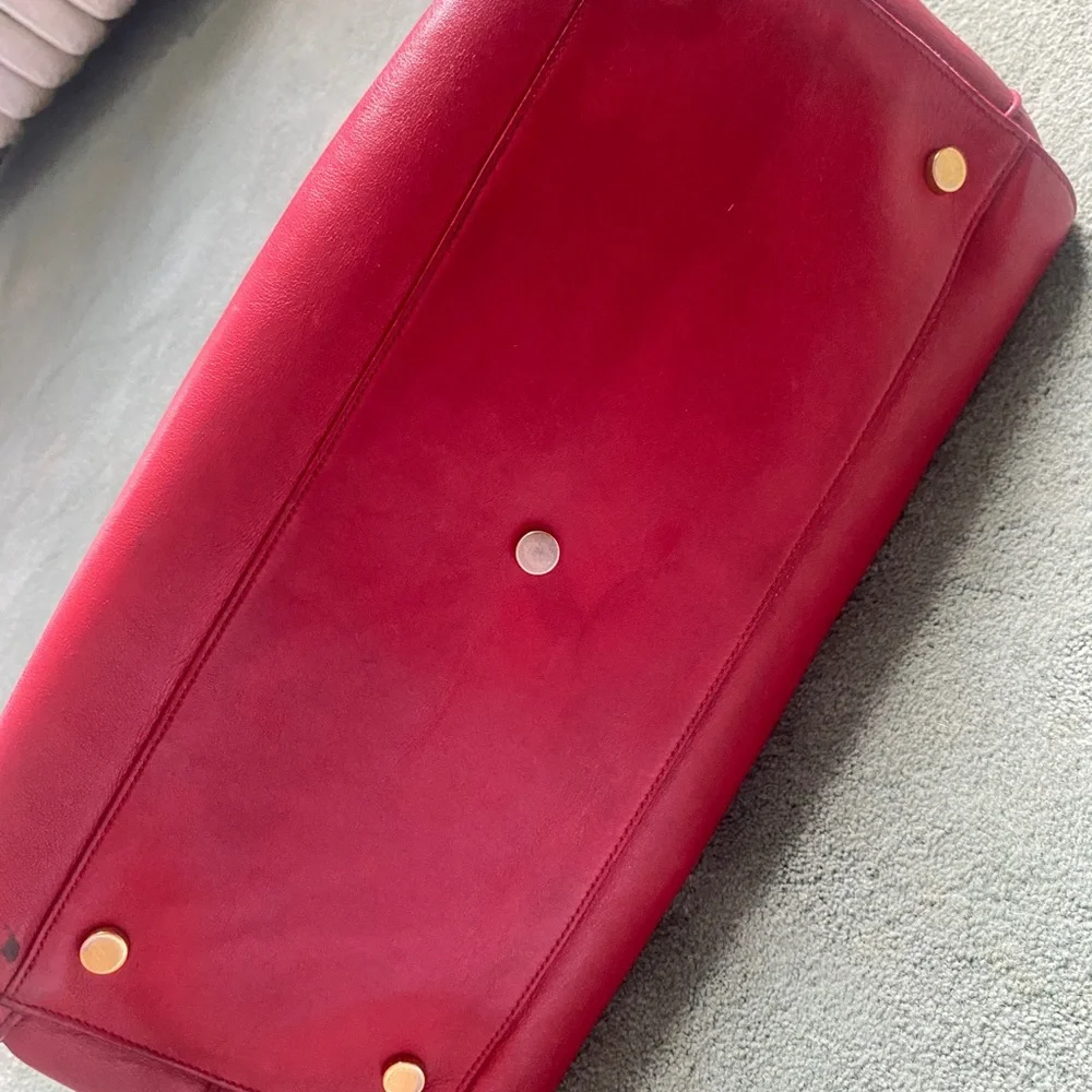 Saint Laurent LARGE Sac Du Jour, Red, YSL Hedi Slimane - Picture 5 of 16